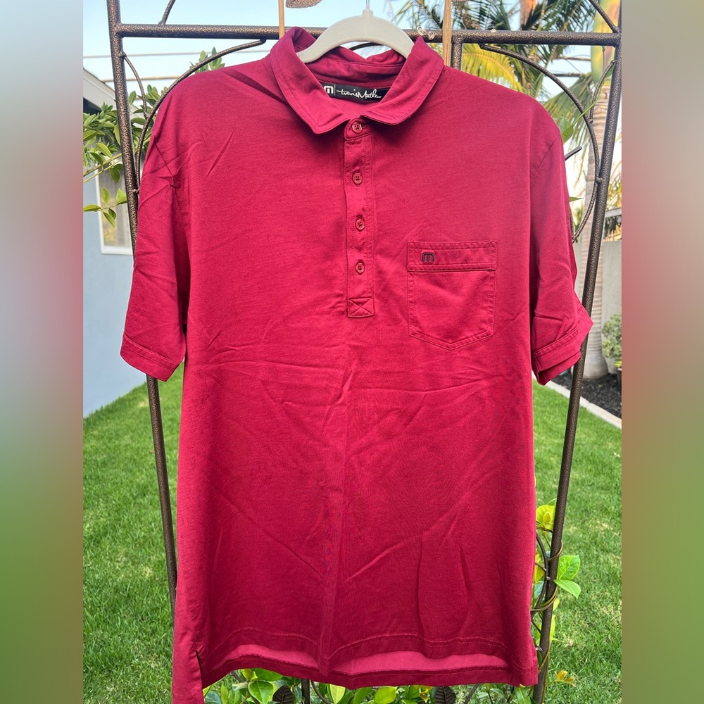 LOT OF 11  Red Travis Mathew performance’s  shirts